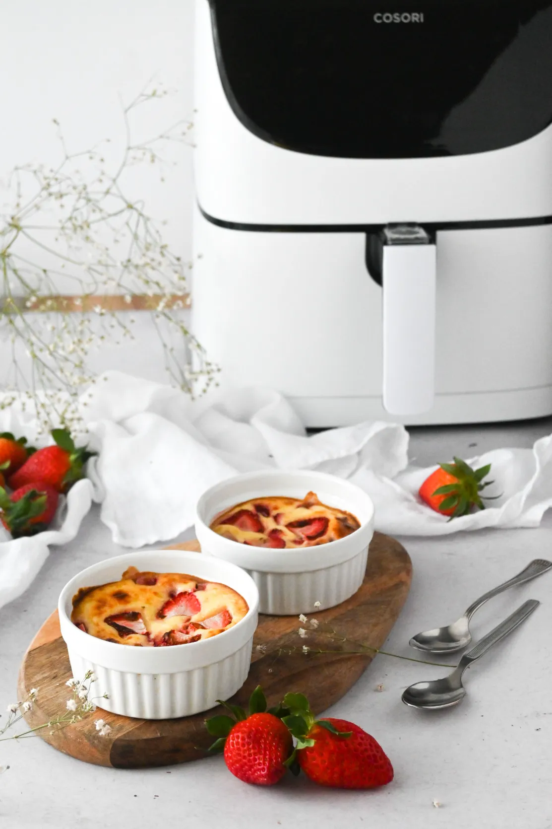 Нисковъглехидратен печен чийзкейк в air-fryer-a на @cosoribulgaria за 13 мин