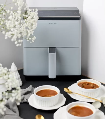 Здравословен крем карамел в Air Fryer