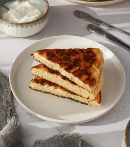 Мързелива баница на тиган без кори